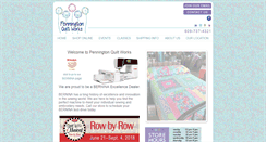 Desktop Screenshot of penningtonquilts.com